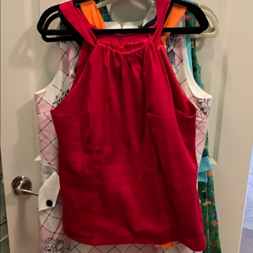Pinup girl Harley top 2X red